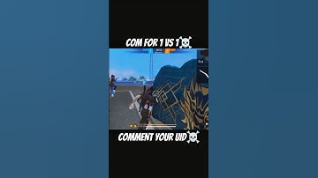 COMMENT YOUR UID COM FOR 1V1☠️#freefire #shortvideo #shorts #1vs4 #rahuly3316