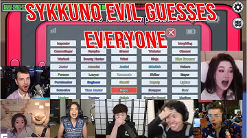 Streamers React to Sykkuno Evil Guessing Multiple People in a Single Round ft. Valkyrae, ludwig