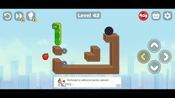 Snake Puzzle Slither to Eat  Level 42 walkthrough Solution | Gameplay 