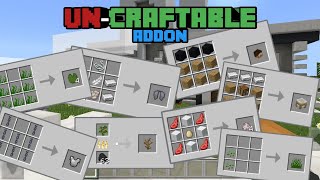 Un-craftable Addon Showcase | New update for 1.19 |  Minecraft Bedrock screenshot 1