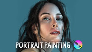 Krita Portrait Painting Timelapse