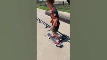 Boardslides on a portable rail