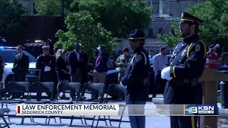 Fallen officers honored in ceremony at Law Enforcement Memorial