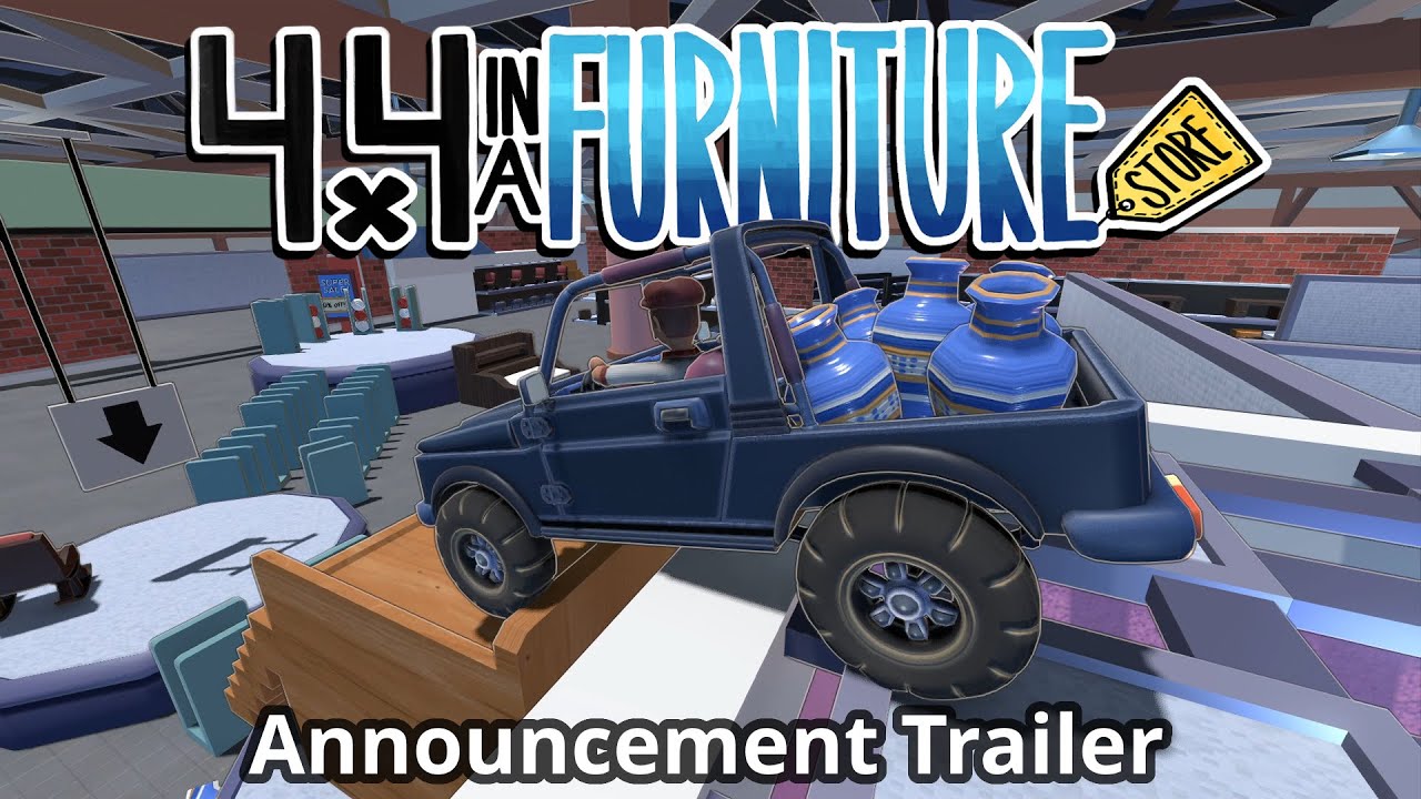 4x4 in a Furniture Store Announcement Trailer