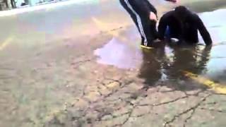 Epic Puddle Jump Fail