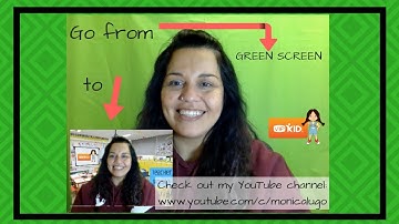VIPKID Green Screen with ManyCam