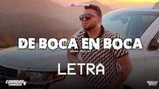 Grupo Recluta ❌ De Boca En Boca 🔥 LETRA \/ LYRICS