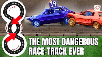 What is Figure 8 Demolition Derby Racing?