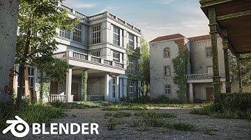 Made with Blender - Abandoned Environment - Timelapse