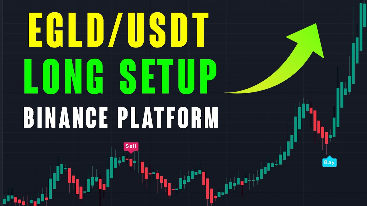 Entering a scalping trade on a pair EGLD/USDT - LONG