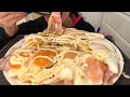 【ASMR，咀嚼音】Bacon and Egg Rice Bowl！ベーコンエッグ丼！