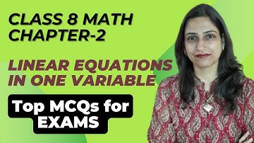 Class 8 MATHS/Top MCQs/Linear Equations in One Variable/ Chapter 2