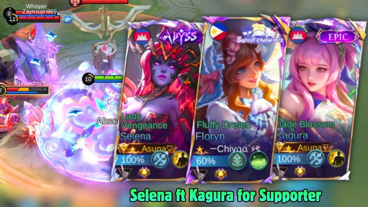 I Picked Kagura & Selena for Carrying My Beautiful Squad Member 🤭!! 