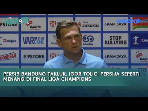 Persib Bandung Defeated, Igor Tolic: Persija's Win Was Like a Champions League Final!