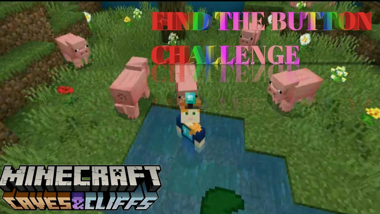 First time Find The Button map Minecraft pe 1.18 gameplay - YouTube