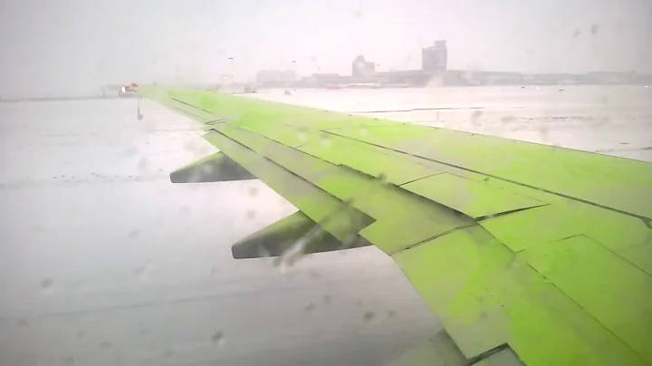 Taking off from Edmonton International Airport