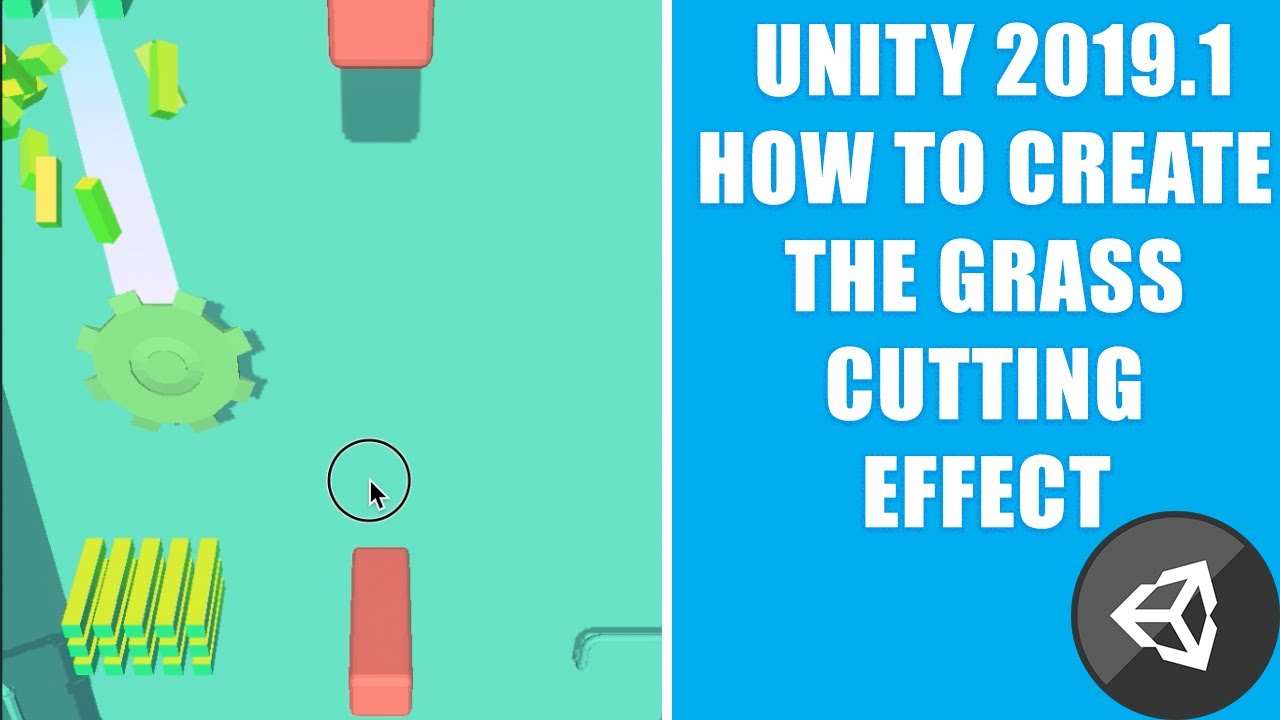 Unity grass cutting effect - YouTube