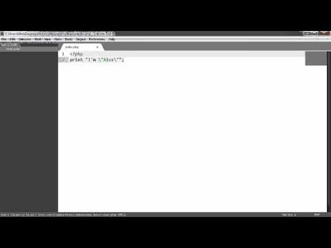 Learn PHP: Outputting