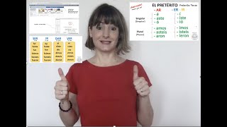 06 Preterite Tense in Spanish with practice. 🇪🇸 El verbo en pretérito en español. Practice. Nativa🇪🇸