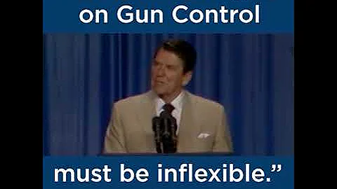 President Ronald Reagan on Gun Control | The Heritage Foundation