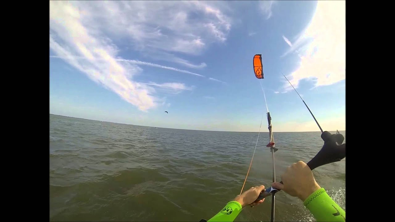 Kiteboarding Jacksonville Beach 1/10/2015 YouTube
