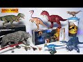 MEGA Jurassic World Dominion Dinosaurs Review! Carnotaurus, Gallimimus, T-Rex, Spinosaurus, Smilodon