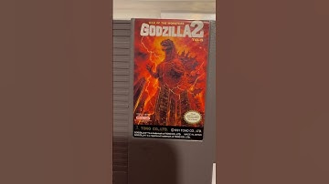 Godzilla 2 nes game #godzilla #nes #rare
