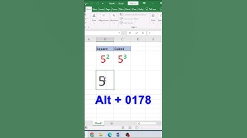 Excel trick || Excel me number pr square & qube kaise lgaye @aiyoit
