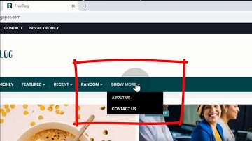 How To Make Drop Down Menu on MAXSEO Blogger Theme