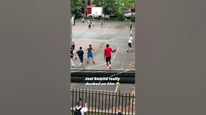 The time when Joel Embiid played pickup and windmill dunked on a random guy at the park 😂 - DayDayNews