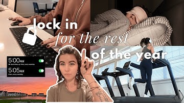 lock in routine 🔒 how to LOCK IN with healthy habits & consistency for the end of the year!