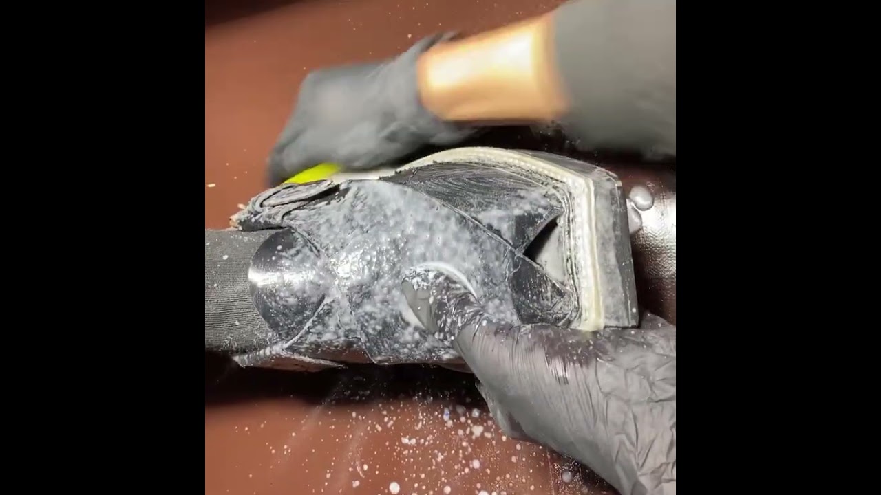 ULTIMATE FILTH REMOVAL 👟🔥ASMR relaxing sound #asmr #shoe #satisfying #relaxing 