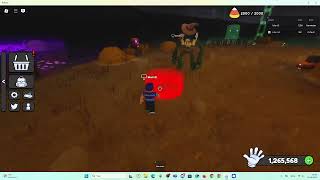 Showcasing the new harvester glove! (halloween exclusive glove) in slap battles! (roblox)