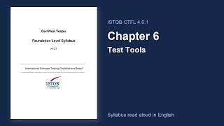 STQB CTFL 4.0.1 – Chapter 6: Test Tools | Syllabus Audiobook