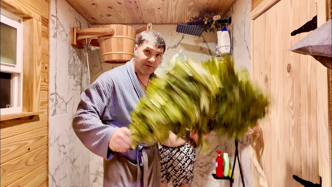 Русская БАНЯ во Флориде. В гостях у Лёхи
