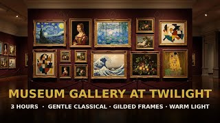 Museum Gallery at Twilight 🖼️ 3 Hours of Gentle Classical Music for Reading screenshot 4