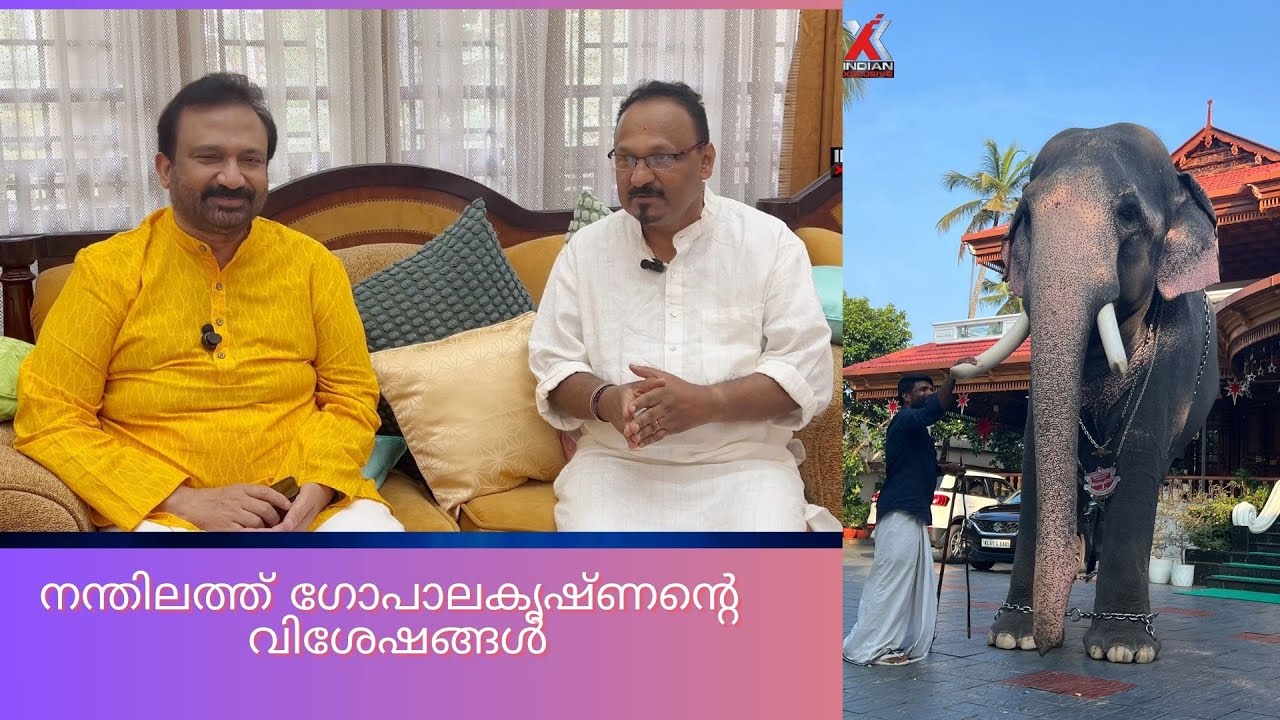 തൃശൂർ ,നന്തിലത്ത്  ഗോപാലകൃഷ്ണന്റെ  അരികിൽ /ആനകാര്യം
