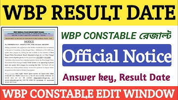 WBP CONSTABLE RESULT DATE ll WBP CONSTABLE EDIT WINDOW 🔥