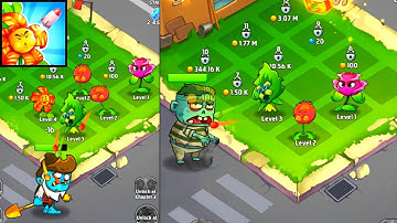 Merge Plants – Monster Defense - Gameplay Walkthrough - (Android, iOS)