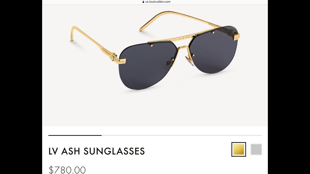 LOUIS VUITTON ASH SUNGLASSES