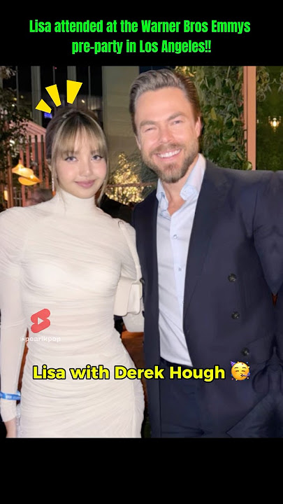 Lisa is so pretty at the Warner Bros Emmys pre-party in Los Angeles #blackpink #lisa
