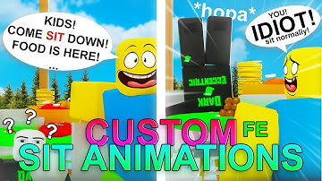 Roblox Fe Script Showcase: Custom Sit Pose Gui