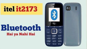 itel it2173 bluetooth settings