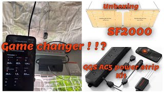 Automate your grow! with Spider farmer GGS AC5 POWER STRIP KIT+SF2000 Unboxing and set up