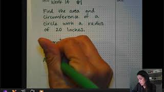 Geometry Week 14 - Assignment #1 Warm-up