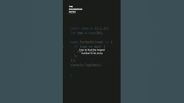 JavaScript: how to find the largest number in an array!