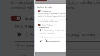 NEW: Default approvers for approvals