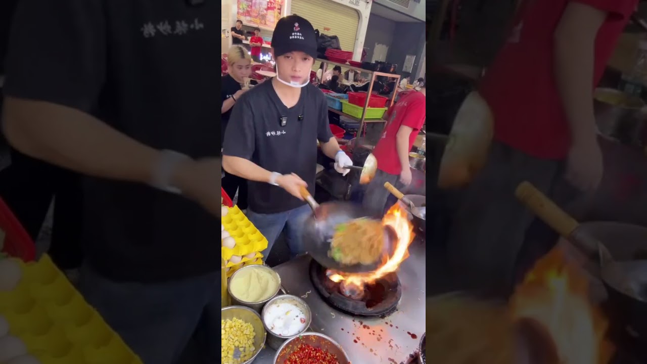 Yummy🍜Fried Rice or Fried rice noodles🌶️🤤👌 #shorts #trendingshorts #food #tasty #viral #meghachaube