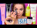 MAKE LINDA e FÁCIL com NOVIDADES da RUBY ROSE! GLITTER, SKIN CARE, PIGMENTOS...