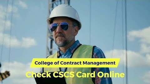 How to Check CSCS Card Online
